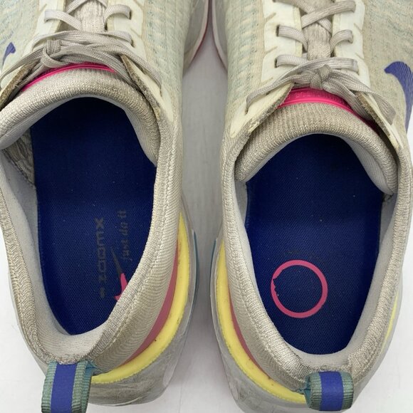 NIKE Invincible Run 3 Running Shoes Mens Sz 15 White Blue Pink Zoom X Sneaker - Picture 14 of 16
